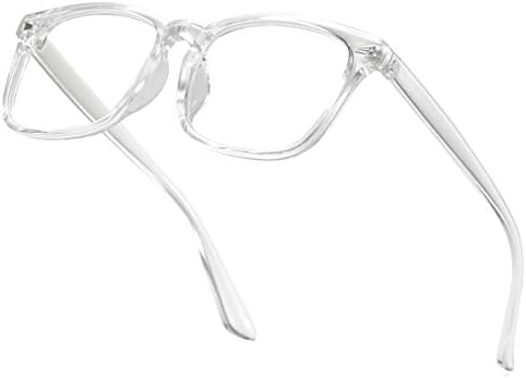 aisswzber Unisex Stylish Square Non-Prescription Eyeglasses Clear Lens Glasses