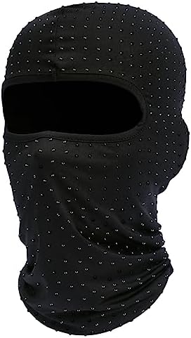 Fuinloth Balaclava Face Mask, Summer Cooling Neck Gaiter, UV Protector Motorcycle Ski Scarf for Men/Women