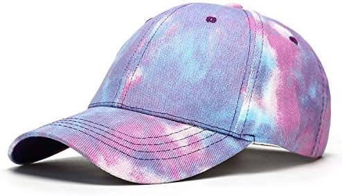 BEARUN Cotton Tie Dye Low Profile Cap Hiphop Baseball Cap Fashion Dad Hat