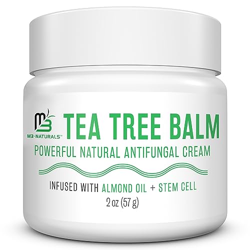 Tea Tree Oil Foot Balm – Natural Remedy for Athletes Foot, Toenail Repair, and Itchy Dry Skin | Fast Acting Irritation Relief from Eczema Psoriasis and Fungal Acne | Soothing 2 Ounce Skin Moisturizer