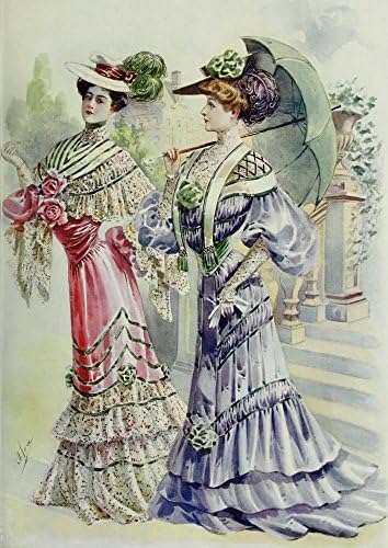 Latest Paris Fashions 1877 Toilette de Casino Poster Print by Unknown (24 x 36)