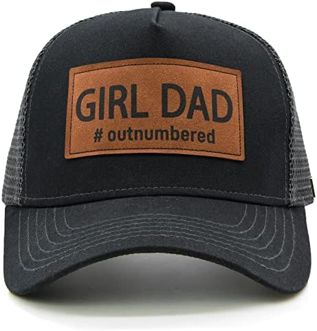 Waldeal Men’s Girl Dad Outnumbered Baseball Cap Father’s Day Dad Hat from Wife Daughter