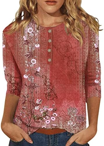 WEESO Womens Long Sleeve Tunic Tops Smocked Cuffs Blouses Dressy Round Neck Fashion Shirts